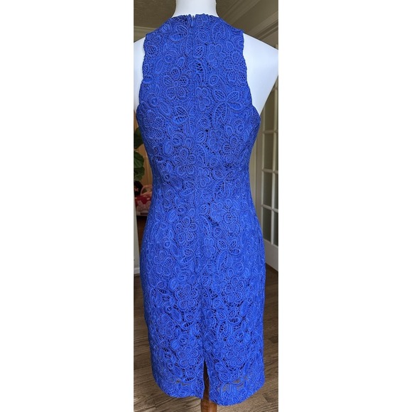 Lauren Ralph Lauren Womens 4 Floral Lace Sleeveless Racerback Dress Resort Wear - Picture 4 of 7